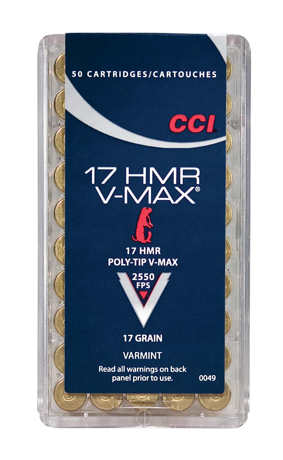 17 HMR 17grs, V-Max CCI 1