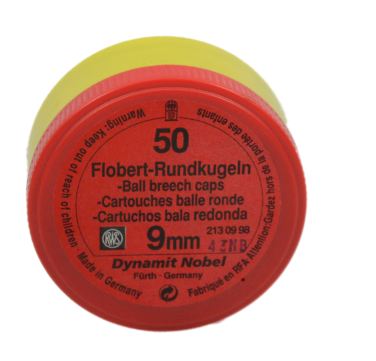 9mm Rundkugel No 90 Flobert 1