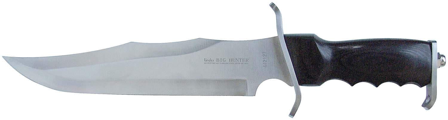 BIG HUNTER 27 cm Klinge, Pakkaholz schwarz 1