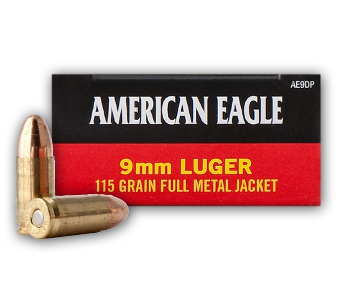 9mm Para 115 gr. FMJ Federal 1