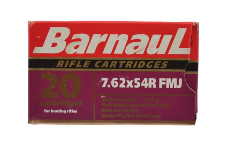 7.62x54R Barnaul 185gr. FMJ 1