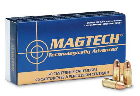 9mm MagTech FMJ 124gr. 50RD 1
